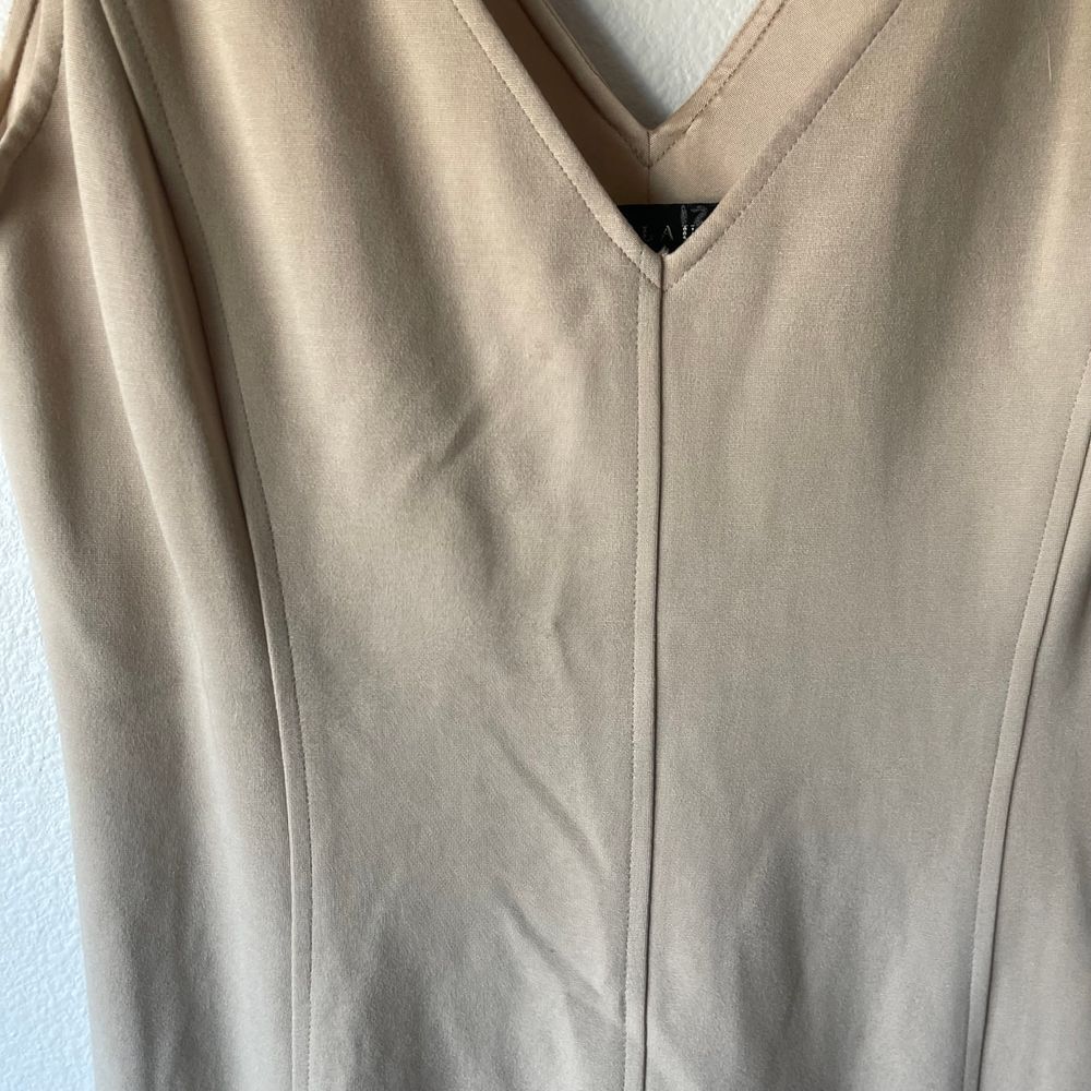 Ralph Lauren Black Label Nude Taupe Sheath Sleeveless Dress - Picture 5 of 8
